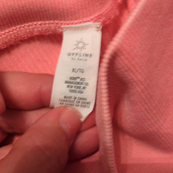 Aerie Women's Pink Leggings - Picture 5 of 5